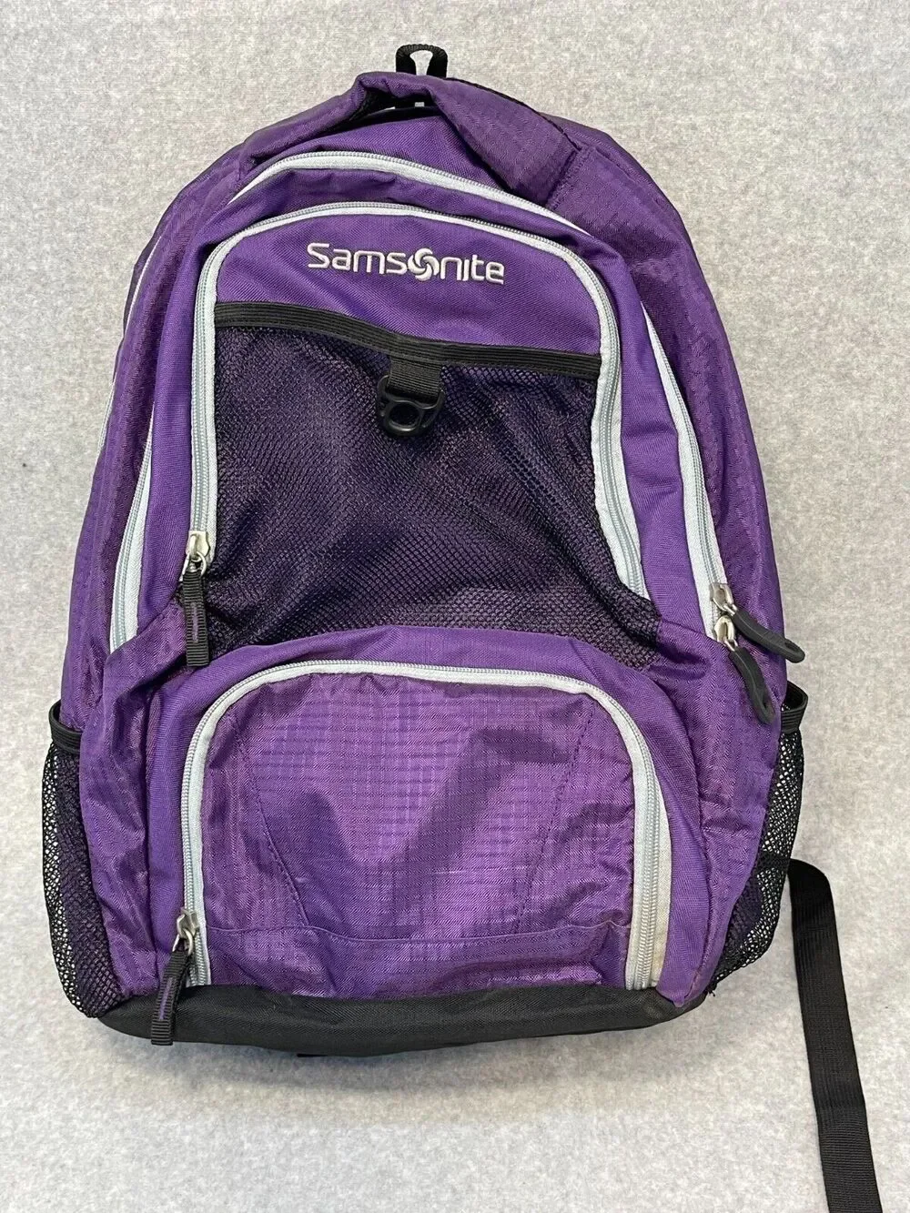 Samsonite Backpack Travel Bag Purple